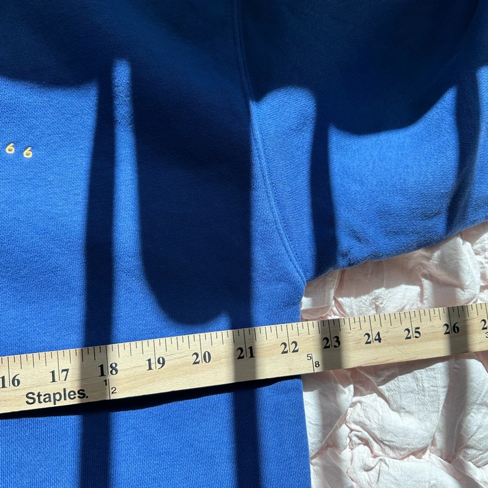Disney Winnie The Pooh Tigger Embroidered Sweatshirt Blue Heavyweight Size L - Picture 4 of 6